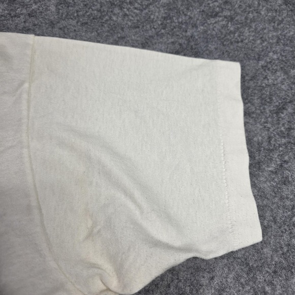 Vintage 90s Bucky Knows Hockey Wisconsin Badgers Shirt Mens Medium White - Picture 5 of 11